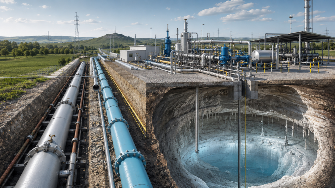 Nowy rurociąg wodorowy i modernizowana infrastruktura gazowa.