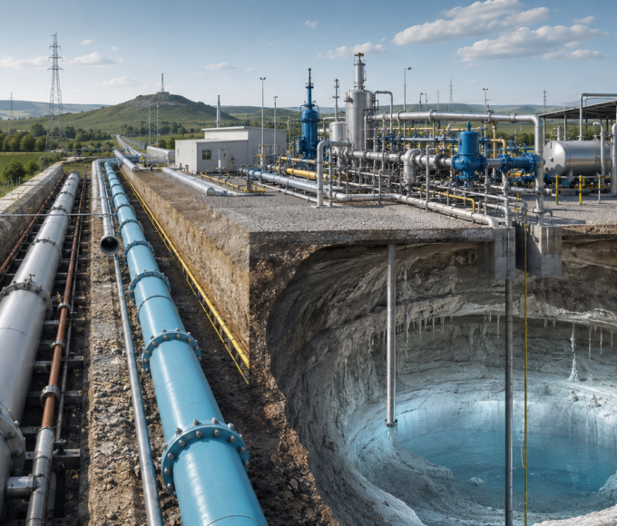 Nowy rurociąg wodorowy i modernizowana infrastruktura gazowa.